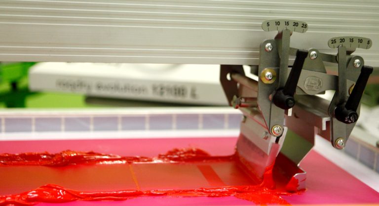 Screen Printing with Water Based Ink | Fellas Silk Screen Printing